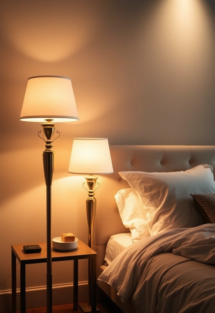 21 IKEA Bedroom Ideas That Will Transform Your Space Into a Cozy Sanctuary! - 16. Layered Lighting
