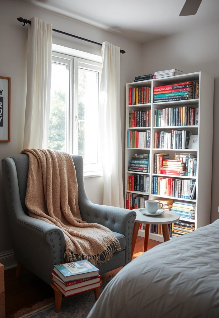 21 IKEA Bedroom Ideas That Will Transform Your Space Into a Cozy Sanctuary! - 5. Cozy Reading Nook