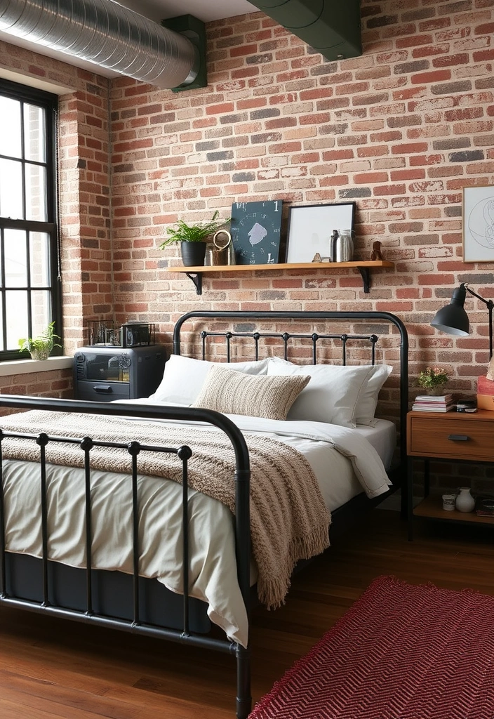 21 IKEA Bedroom Ideas That Will Transform Your Space Into a Cozy Sanctuary! - 4. Chic Industrial Vibes