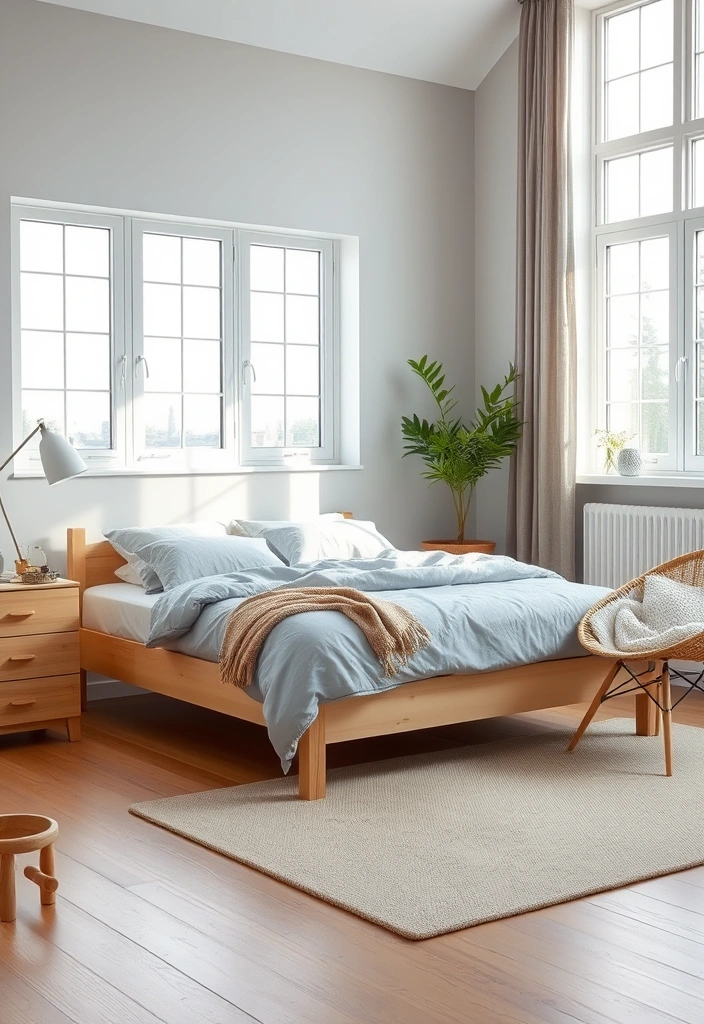 21 IKEA Bedroom Ideas That Will Transform Your Space Into a Cozy Sanctuary! - 3. Scandinavian Simplicity