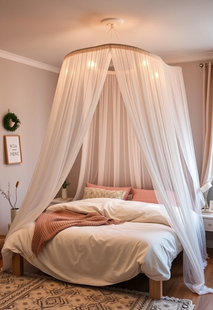21 IKEA Bedroom Ideas That Will Transform Your Space Into a Cozy Sanctuary! - 14. Cozy Canopy
