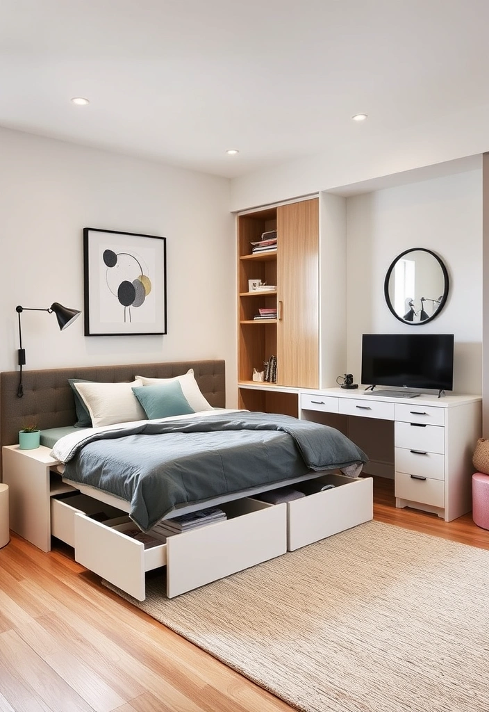 21 IKEA Bedroom Ideas That Will Transform Your Space Into a Cozy Sanctuary! - 20. Functional Furniture