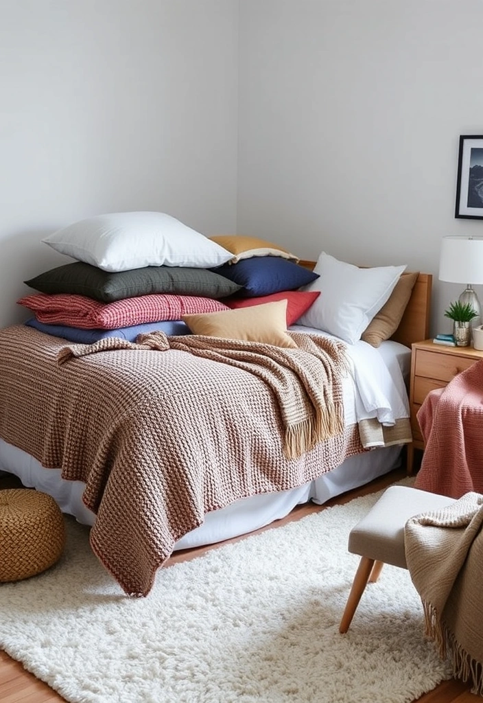 21 IKEA Bedroom Ideas That Will Transform Your Space Into a Cozy Sanctuary! - 8. Textured Layers