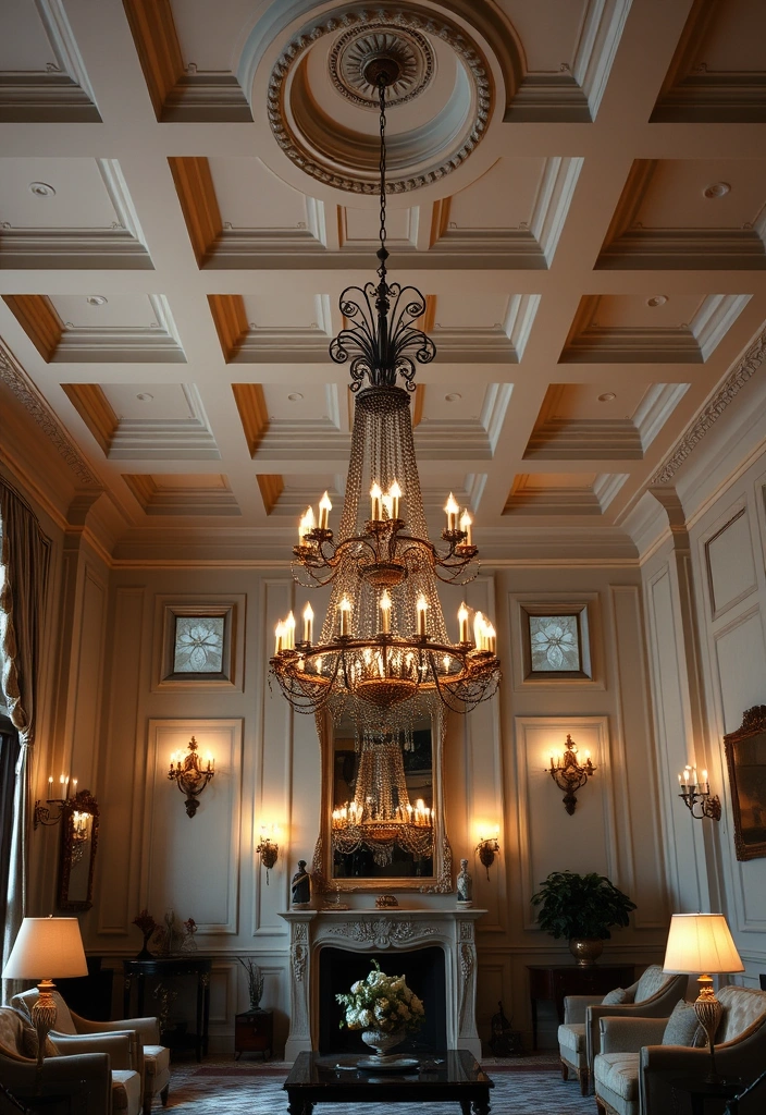 21 Traditional Living Room Ideas That'll Make You Feel Right at Home (You Won't Believe #15!) - 5. Statement Lighting Fixtures