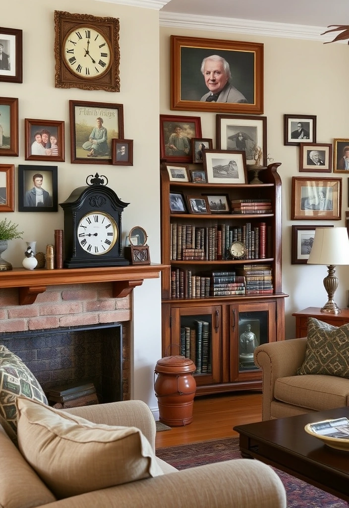 21 Traditional Living Room Ideas That'll Make You Feel Right at Home (You Won't Believe #15!) - 6. Family Heirlooms and Personal Touches