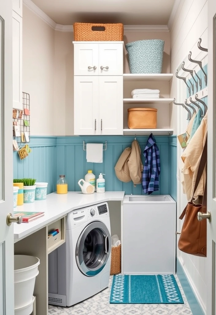 21 Laundry Room Makeover Ideas That Will Make You Want to Do Laundry! - 15. Multi-Purpose Space