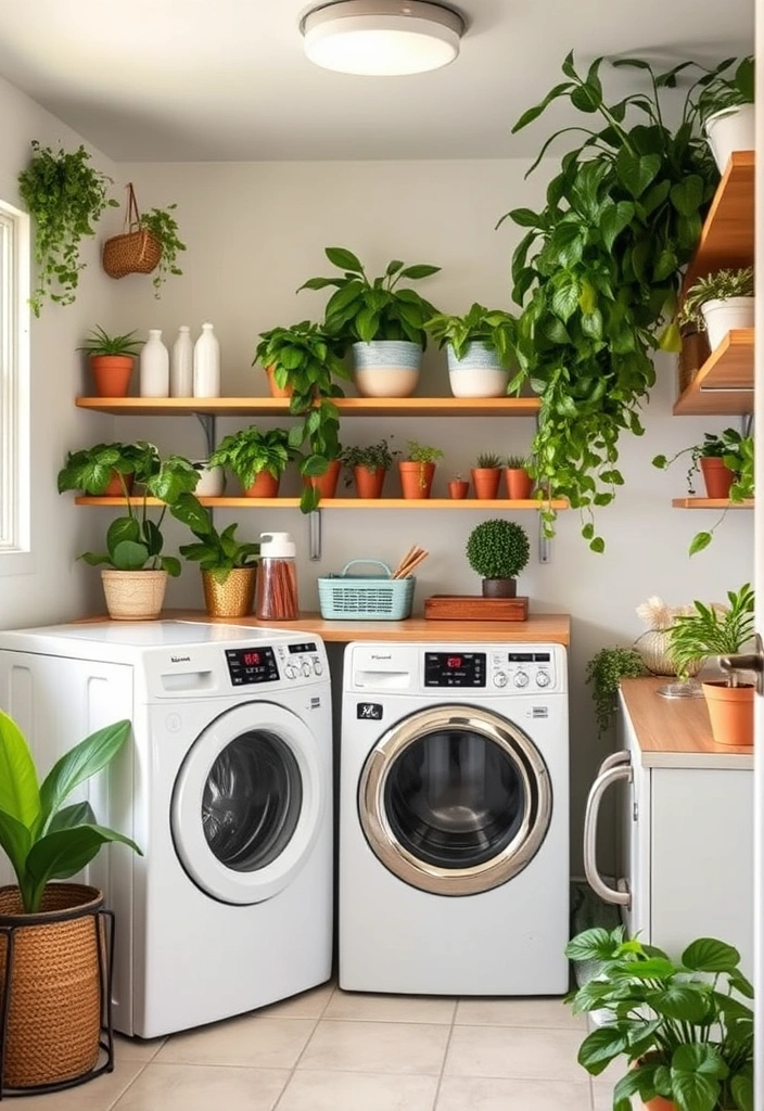 21 Laundry Room Makeover Ideas That Will Make You Want to Do Laundry! - 9. Eco-Friendly Upgrades