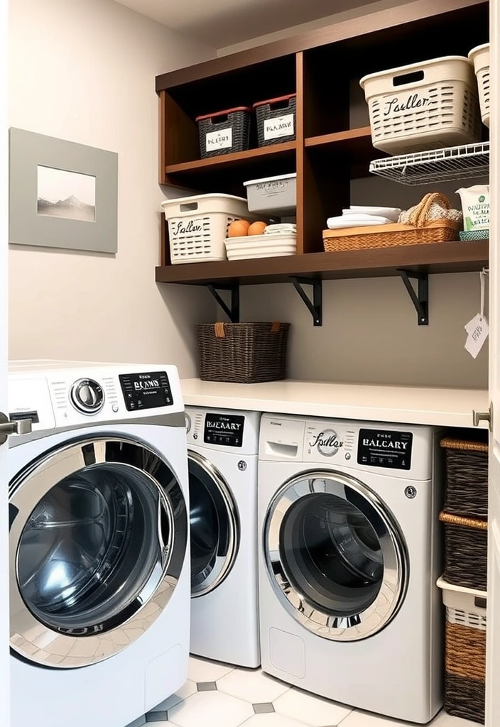 21 Laundry Room Makeover Ideas That Will Make You Want to Do Laundry! - 14. Personalized Labels