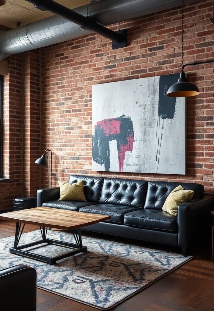 21 Modern Living Room Ideas That Will Transform Your Space (Number 12 Will Blow Your Mind!) - 5. Industrial Edge