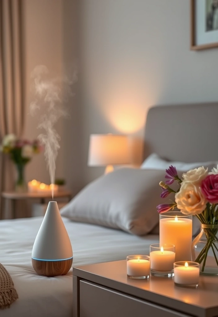 21 Guest Bedroom Ideas That Will Make Your Visitors Never Want to Leave! - 21. Aromatherapy for Relaxation