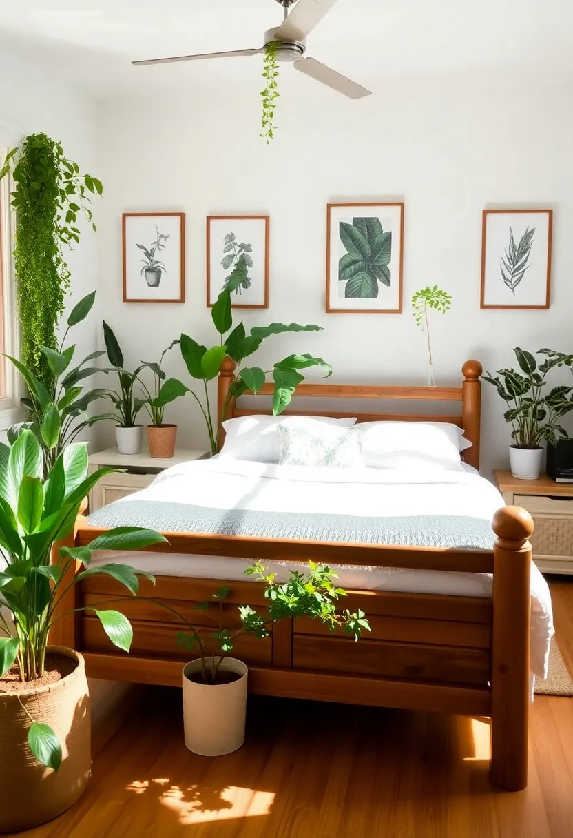 21 Guest Bedroom Ideas That Will Make Your Visitors Never Want to Leave! - 5. Nature-Inspired Decor