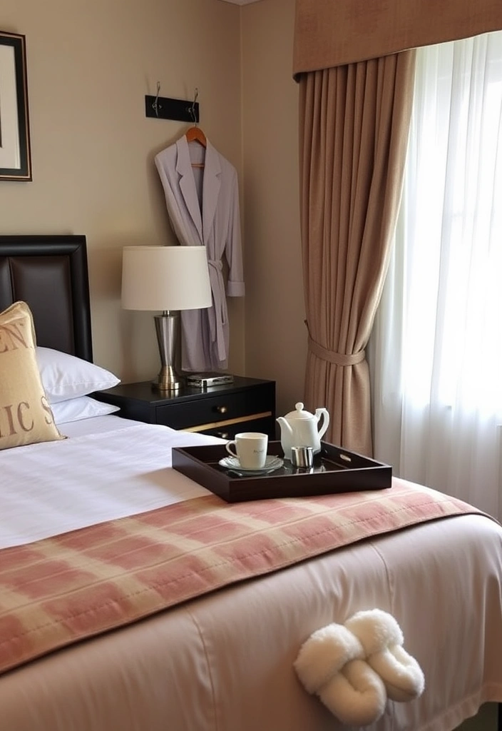 21 Guest Bedroom Ideas That Will Make Your Visitors Never Want to Leave! - 14. Thoughtful Amenities