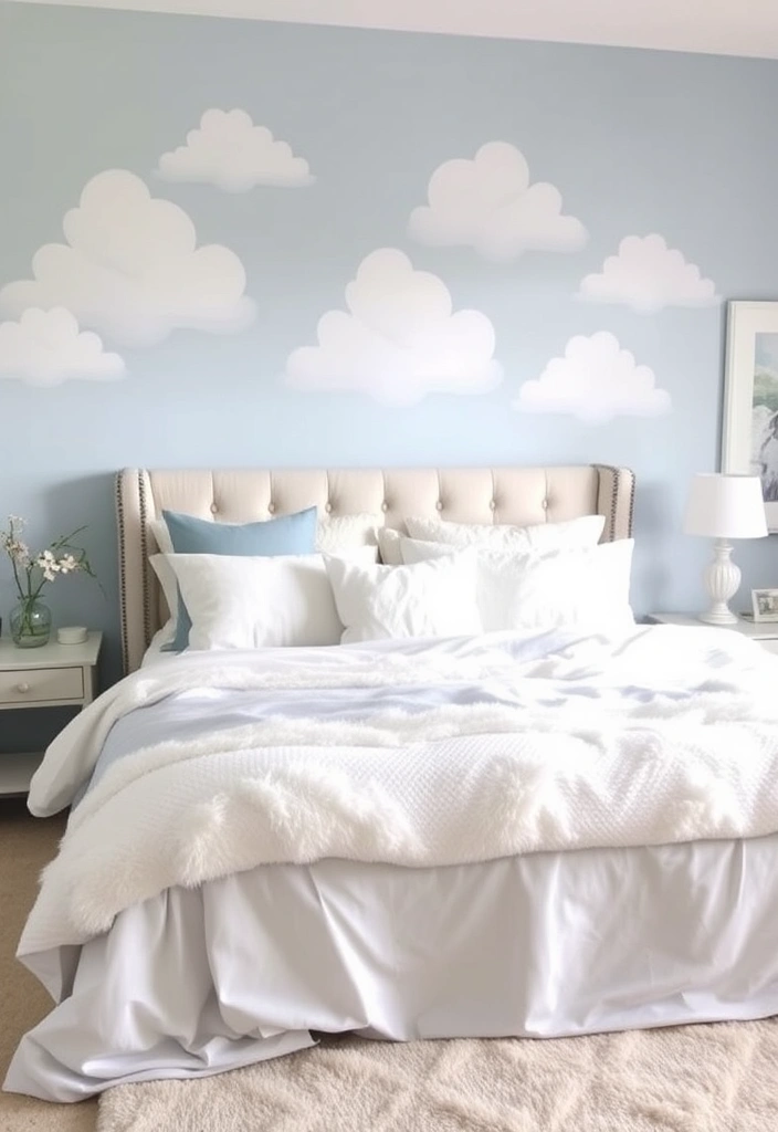 21 Stunning Girls Bedroom Decor Ideas That'll Make You Say 'I Want That!' - 14. Dreamy Cloud Nine