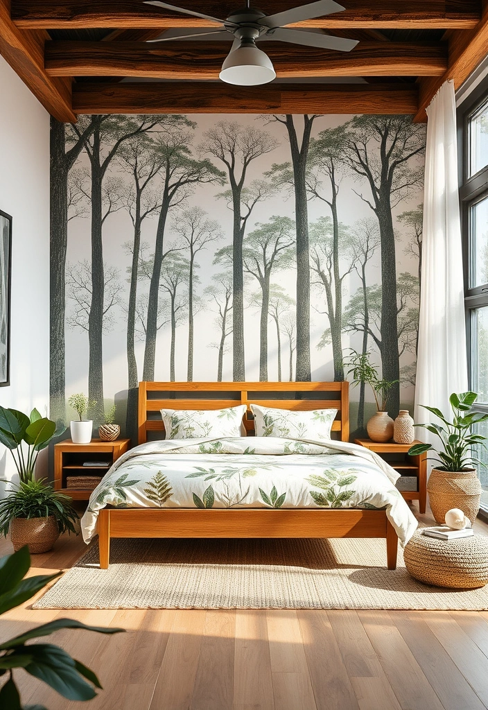 21 Stunning Girls Bedroom Decor Ideas That'll Make You Say 'I Want That!' - 6. Nature-Inspired Retreat