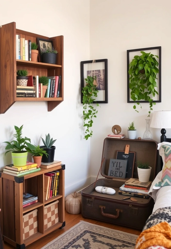 21 Grunge Room Decor Ideas That'll Make You Want to Transform Your Space! - 8. Repurposed Decor