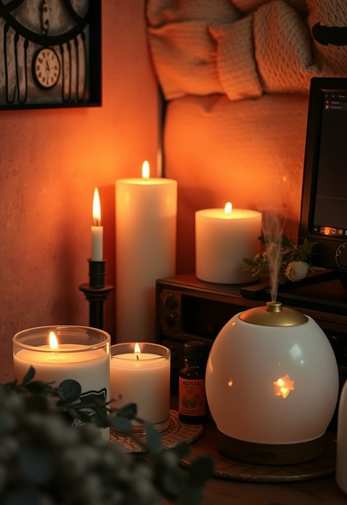 21 Grunge Room Decor Ideas That'll Make You Want to Transform Your Space! - 20. Create a Grunge Vibe with Scent