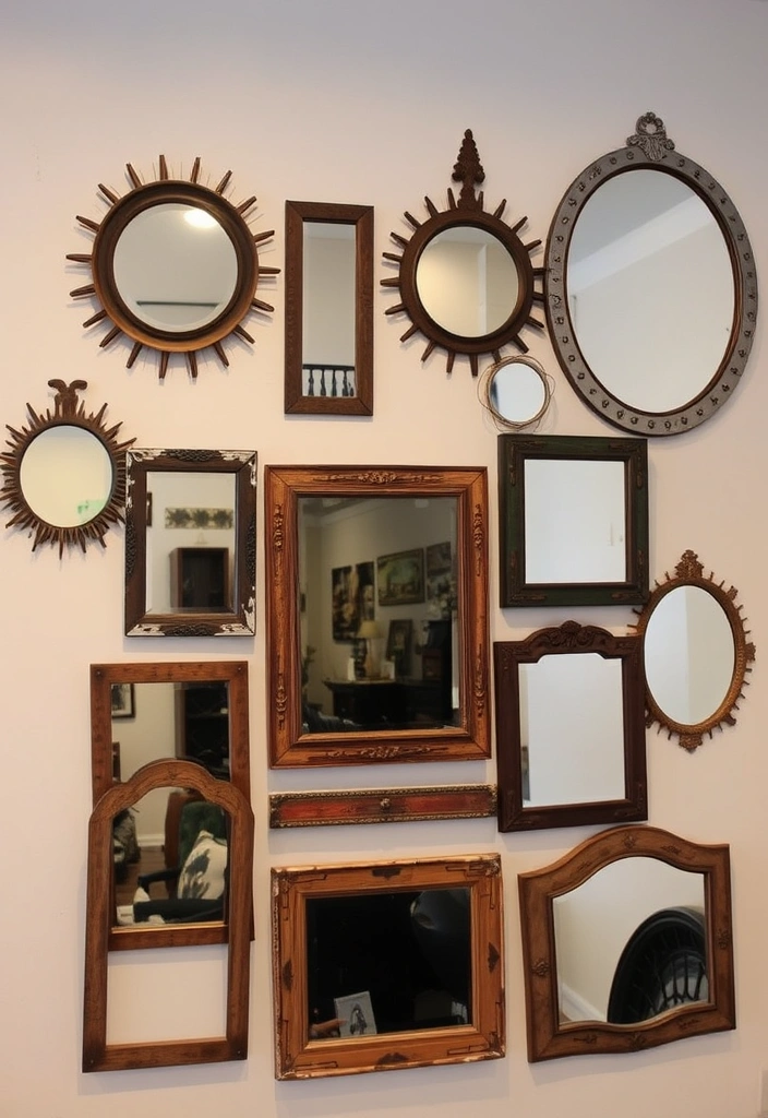 21 Grunge Room Decor Ideas That'll Make You Want to Transform Your Space! - 10. Edgy Mirrors