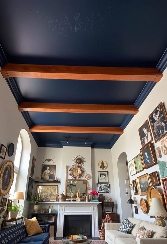 21 Grunge Room Decor Ideas That'll Make You Want to Transform Your Space! - 19. Statement Ceiling