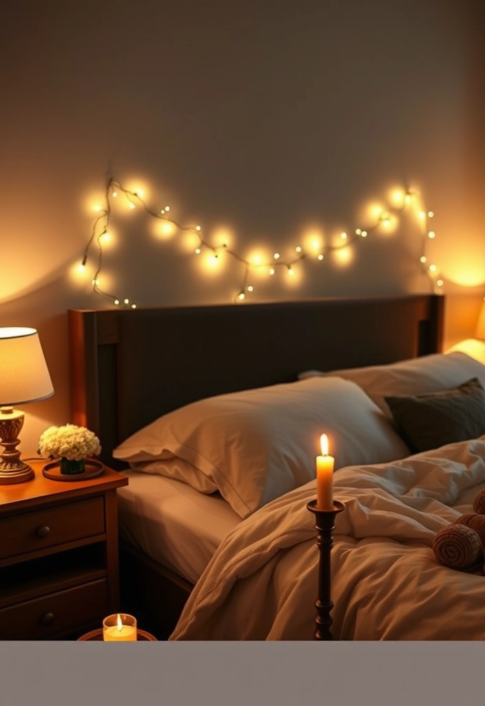 21 Cozy Bedroom Decor Ideas That'll Make You Want to Snuggle In! - 2. Warm Lighting