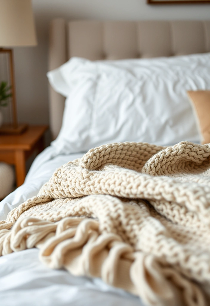 21 Cozy Bedroom Decor Ideas That'll Make You Want to Snuggle In! - 12. Cozy Throws