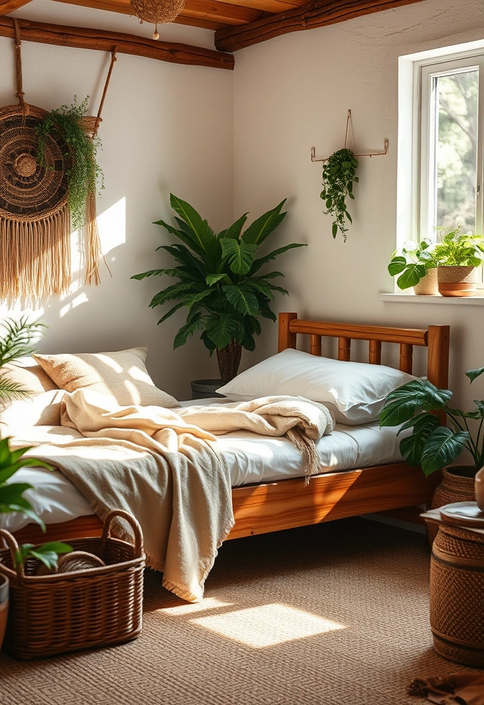 21 Cozy Bedroom Decor Ideas That'll Make You Want to Snuggle In! - 6. Natural Elements