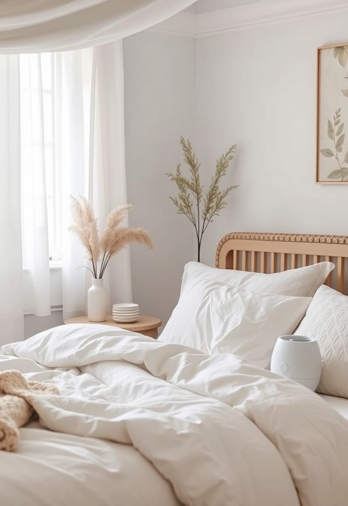 21 Cozy Bedroom Decor Ideas That'll Make You Want to Snuggle In! - 21. Sound & Silence