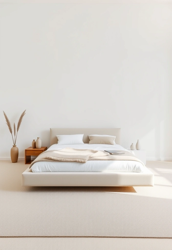 21 Cozy Bedroom Ideas You Need to See (Your Dream Space Awaits!) - 12. Minimalist Approach
