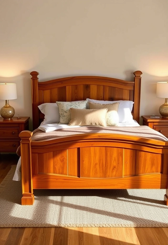 21 Cozy Bedroom Ideas You Need to See (Your Dream Space Awaits!) - 17. Warm Wood Accents