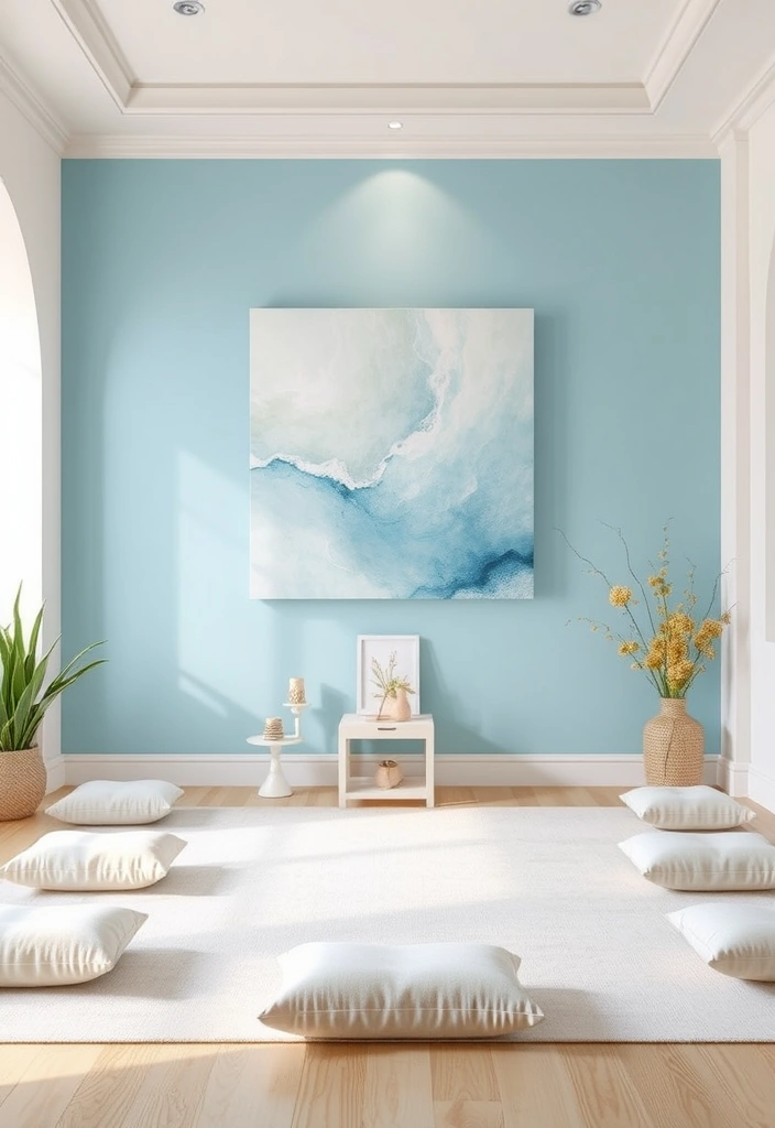 21 Meditation Room Ideas That'll Transform Your Space into a Zen Oasis! - 4. Soothing Color Palette