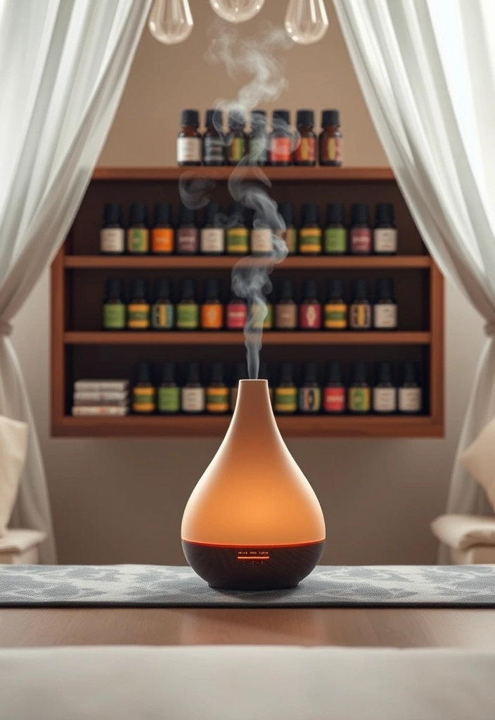 21 Meditation Room Ideas That'll Transform Your Space into a Zen Oasis! - 8. Aromatherapy in Action