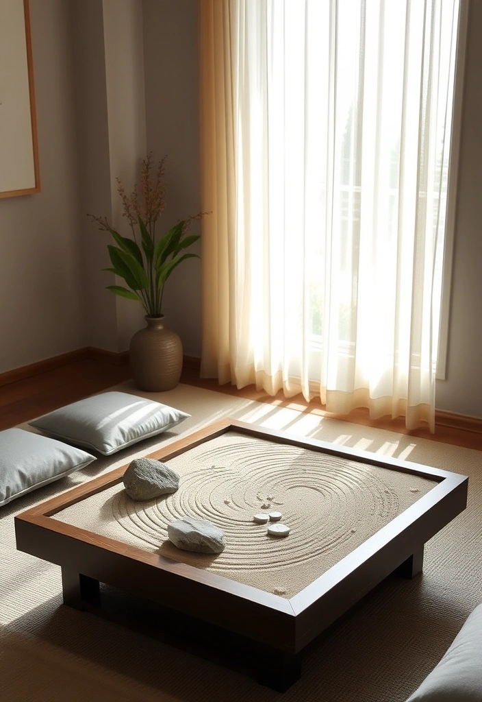 21 Meditation Room Ideas That'll Transform Your Space into a Zen Oasis! - 11. Zen Garden Elements