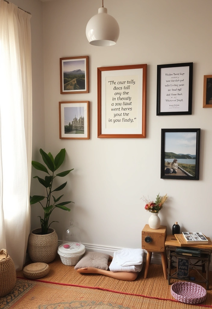 21 Meditation Room Ideas That'll Transform Your Space into a Zen Oasis! - 12. Personal Touches