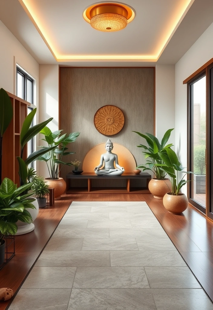 21 Meditation Room Ideas That'll Transform Your Space into a Zen Oasis! - 18. Integrate Feng Shui Principles